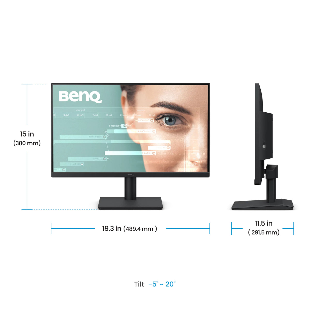 BenQ GW2291 - vue 4
