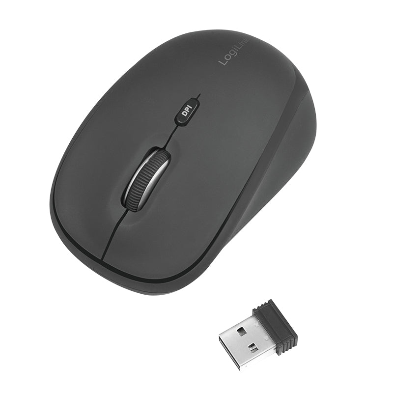 LogiLink ID0193 souris Bureau Droitier RF sans fil Optique 1600 DPI