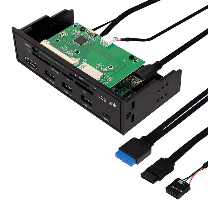 LogiLink UA0341 lecteur de carte mémoire SATA Interne Noir