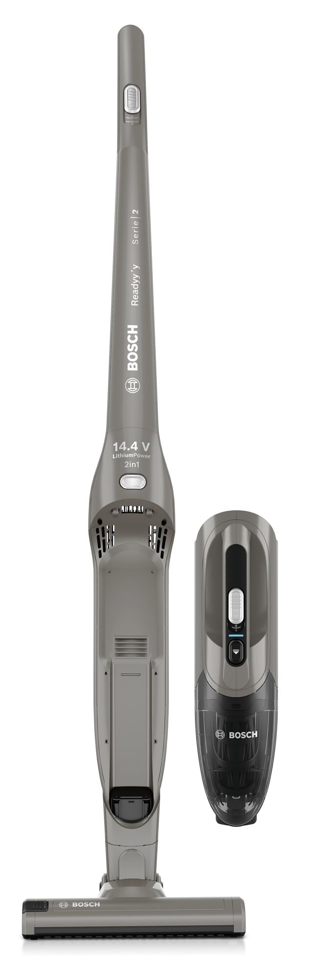 Bosch Bosch Serie 2 BBHF214G aspirateur balai et balai électrique Aspirateur-balai 2 en 1 Batterie Sec Sans sac Gris