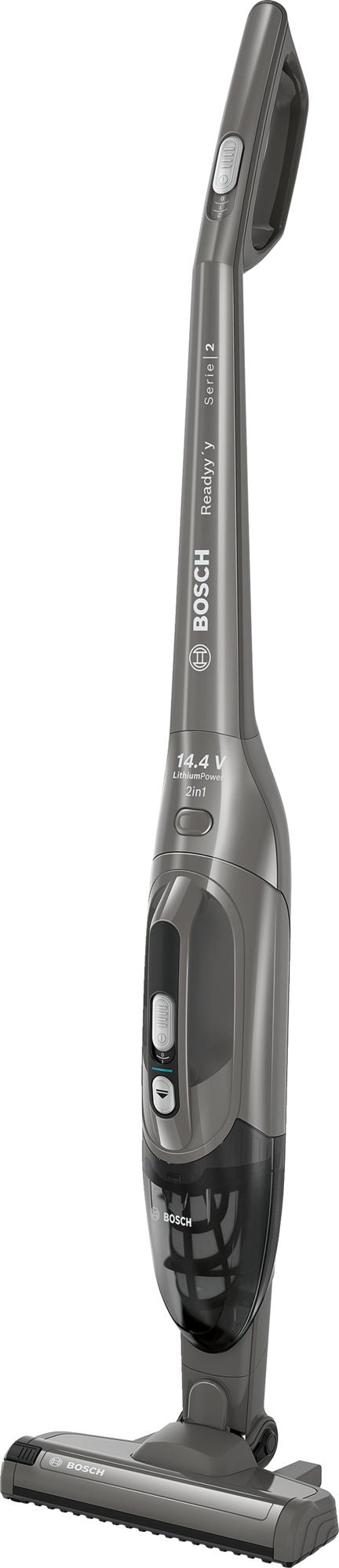 Bosch Bosch Serie 2 BBHF214G aspirateur balai et balai électrique Aspirateur-balai 2 en 1 Batterie Sec Sans sac Gris