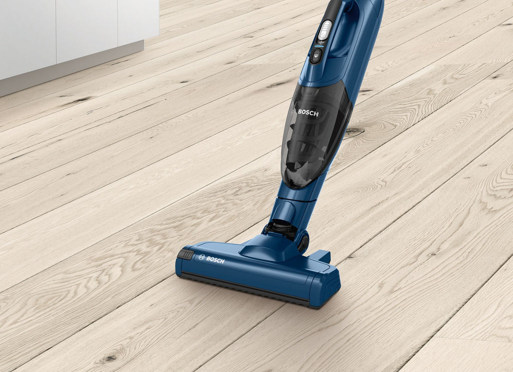 Bosch Bosch Serie 2 BBHF216 aspirateur balai et balai électrique Aspirateur-balai 2 en 1 Batterie Sec Sans sac Bleu