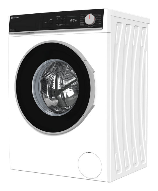 Sharp ES-NFA714BW1NA-DE machine à laver Charge avant 7 kg 1400 tr/min Blanc - vue 4