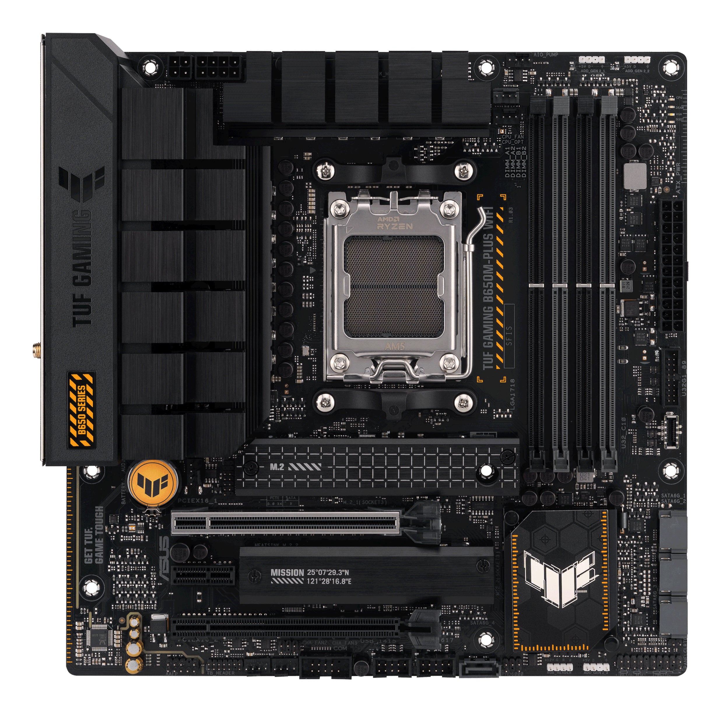 ASUS TUF GAMING B650M-PLUS WIFI AMD B650 Emplacement AM5 micro ATX