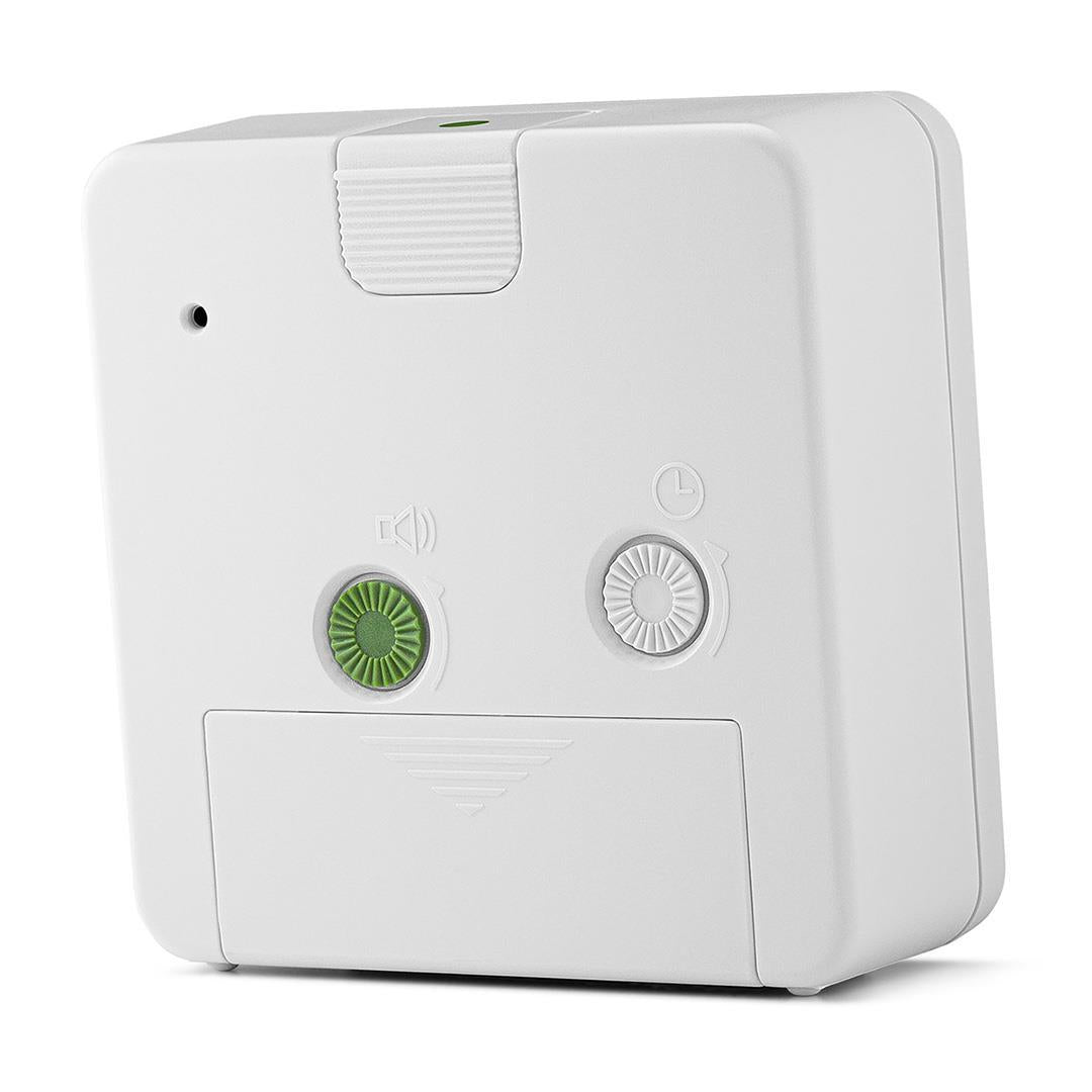 Braun BC03W Réveil à Quartz Analogique, Blanc