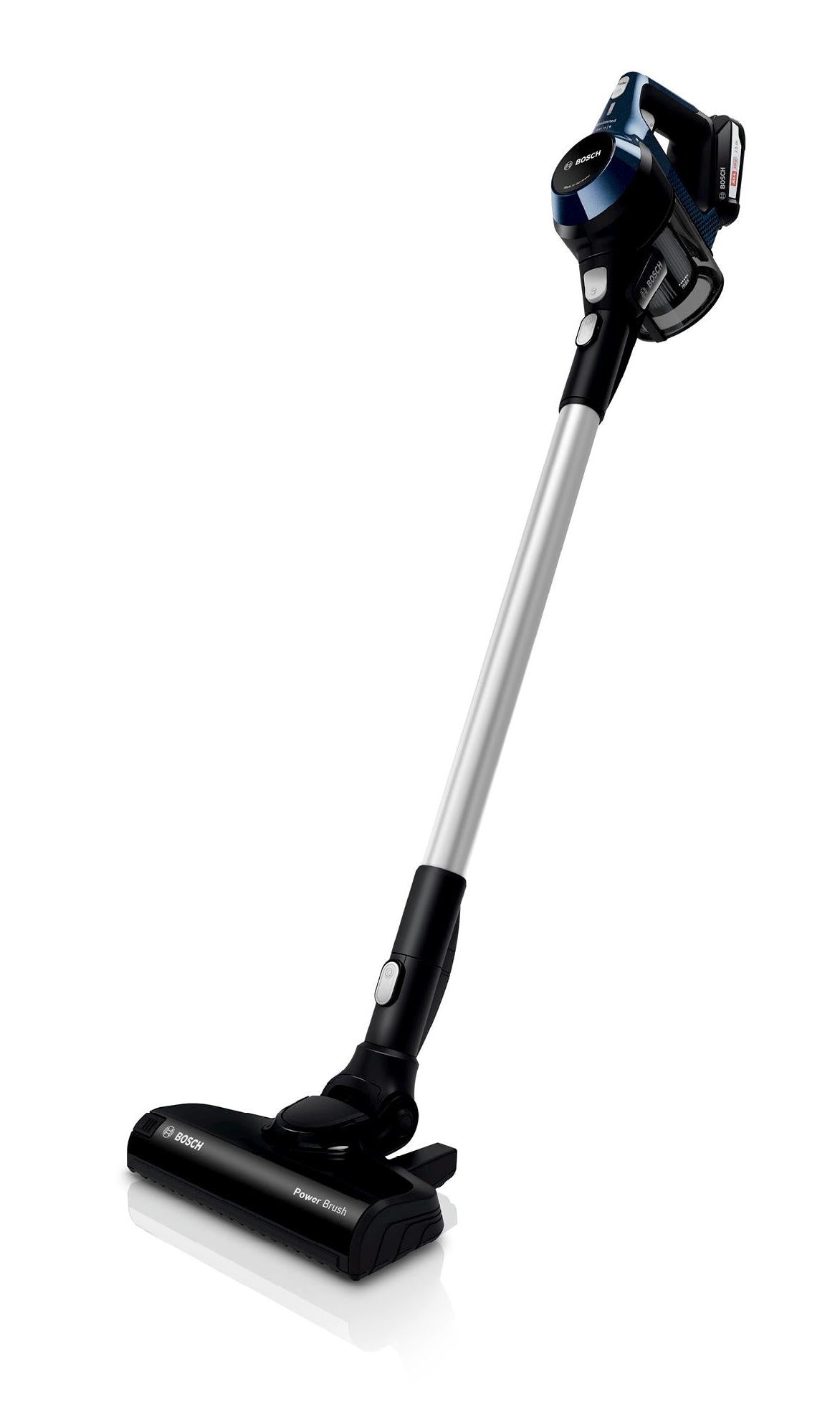 Bosch Bosch Serie 6 BBS611PCK aspirateur balai et balai électrique Aspirateur-balai 2 en 1 Batterie Sec Filtre hygiénique Sans sac Bleu 2,5 Ah