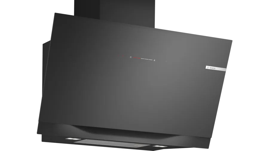 Bosch Bosch Serie 8 DWK91LT60 hotte Montée au mur Noir 441 m³/h