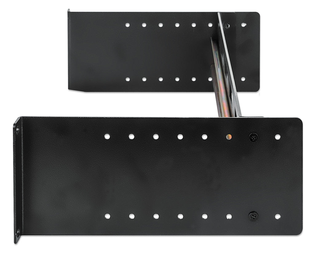 Intellinet Kit rail DIN réglable 19", 2U, pour équipements sur rail DIN chapeau, profondeur réglable 48–174 mm, aluminiu