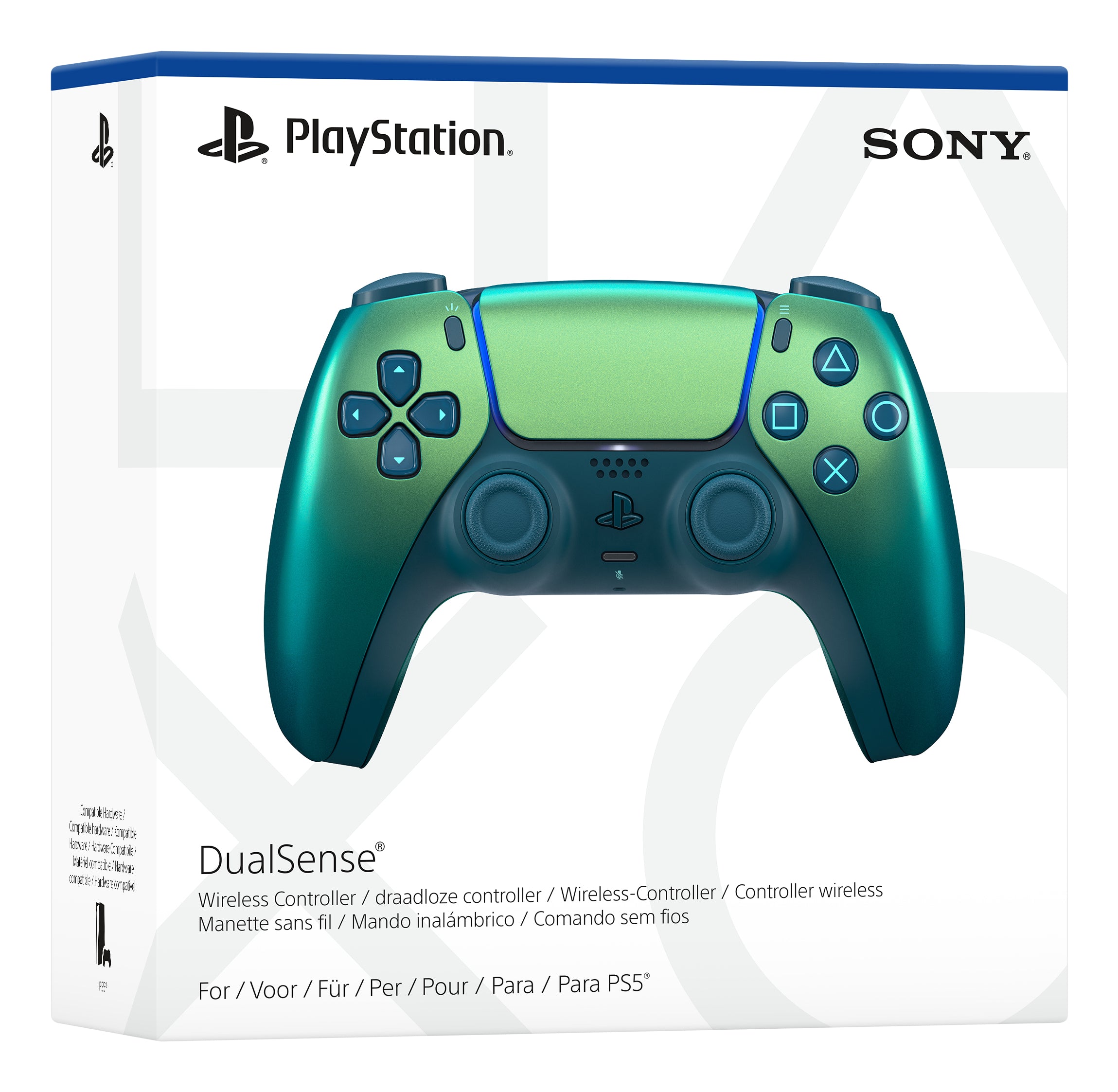 Sony Sony DualSense Bleu Bluetooth/USB Manette de jeu Analogique/Numérique PlayStation 5, Android, MAC, PC, iOS