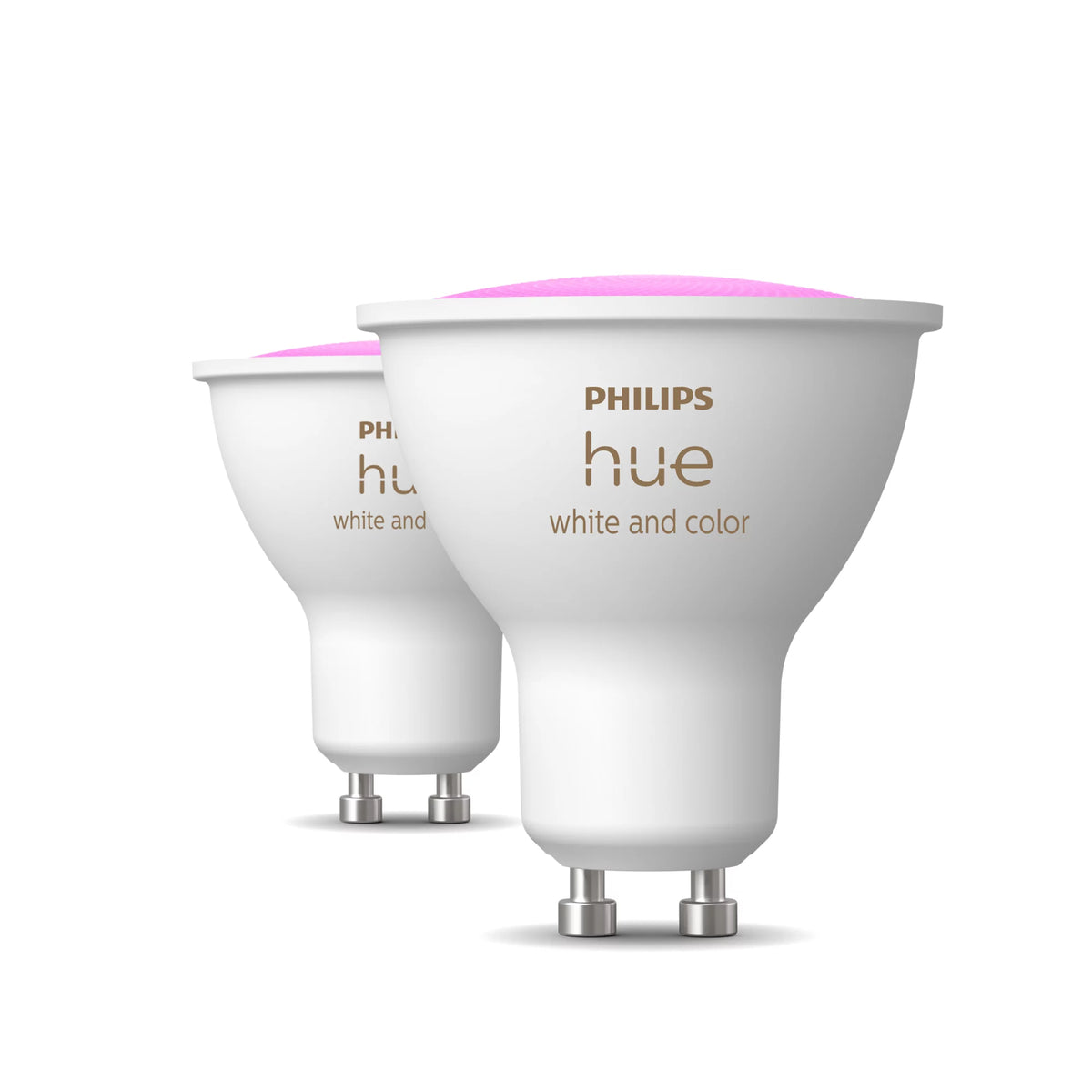 Philips Hue White and Color ambiance GU10 - Spot connecté - (pack de 2)