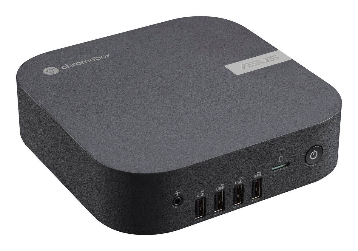 ASUS Chromebox CHROMEBOX6-S3006UN Intel Core 3 100U 8 Go DDR5-SDRAM 128 Go SSD ChromeOS Mini PC Noir
