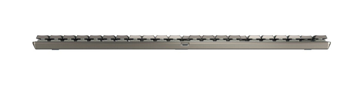 CHERRY KC 500 MX LP clavier maison/bureau USB QWERTZ Allemand Gris
