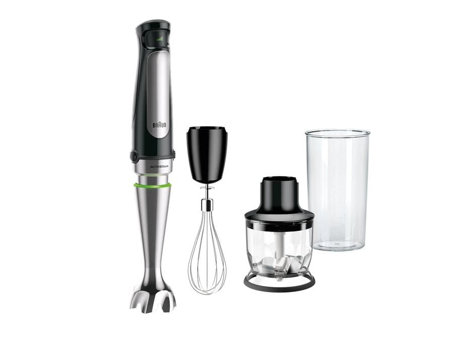 Braun MQ 7025X 0,6 L Mélangeur par immersion 1000 W Noir, Acier inoxydable