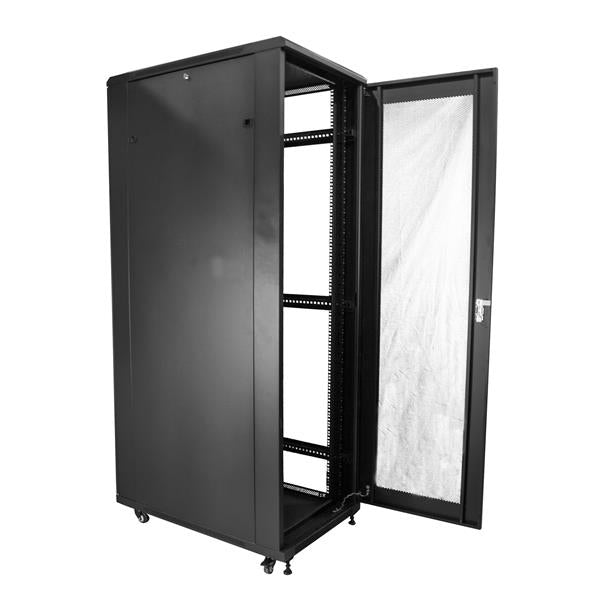 StarTech.com Rack Serveur 42U à 4 Montants, Rack de Données 19" pour le Montage d'Équipements Audiovisuels/IT et d'Ordin