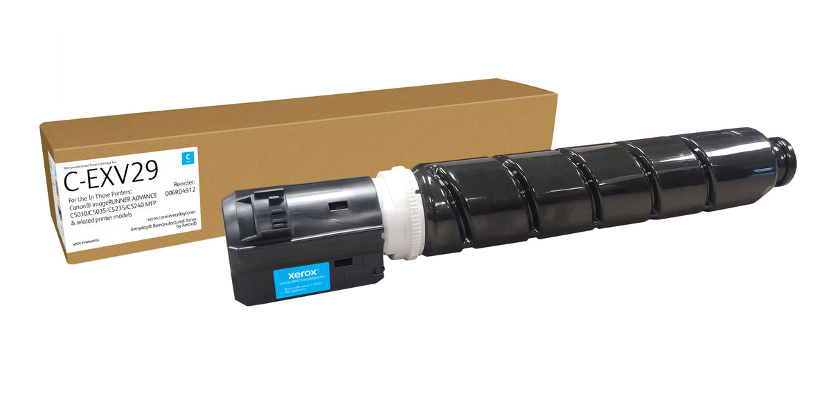 Toner Compatible Reference C-EXV29 (2794B002AB), Couleur Cyan, Capacité Standard