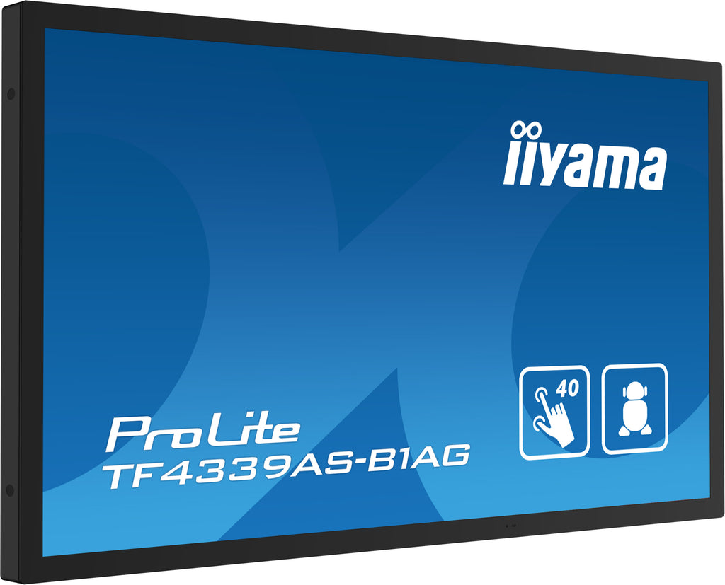 iiyama TF4339AS-B1AG Écran Tactile 108 cm (42.5") 4K Ultra HD LED Noir