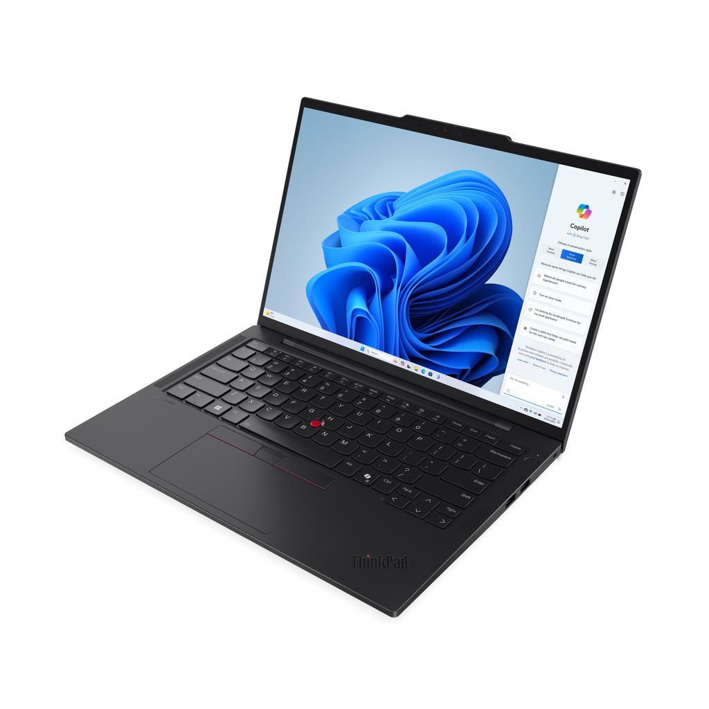 Lenovo ThinkPad T14s Gen 5 Intel Core Ultra 7 155U Ordinateur portable 35,6 cm (14") WUXGA 32 Go LPDDR5x-SDRAM 512 Go SSD Wi-Fi 6E (802.11ax) Windows 11 Pro Nordique Noir
