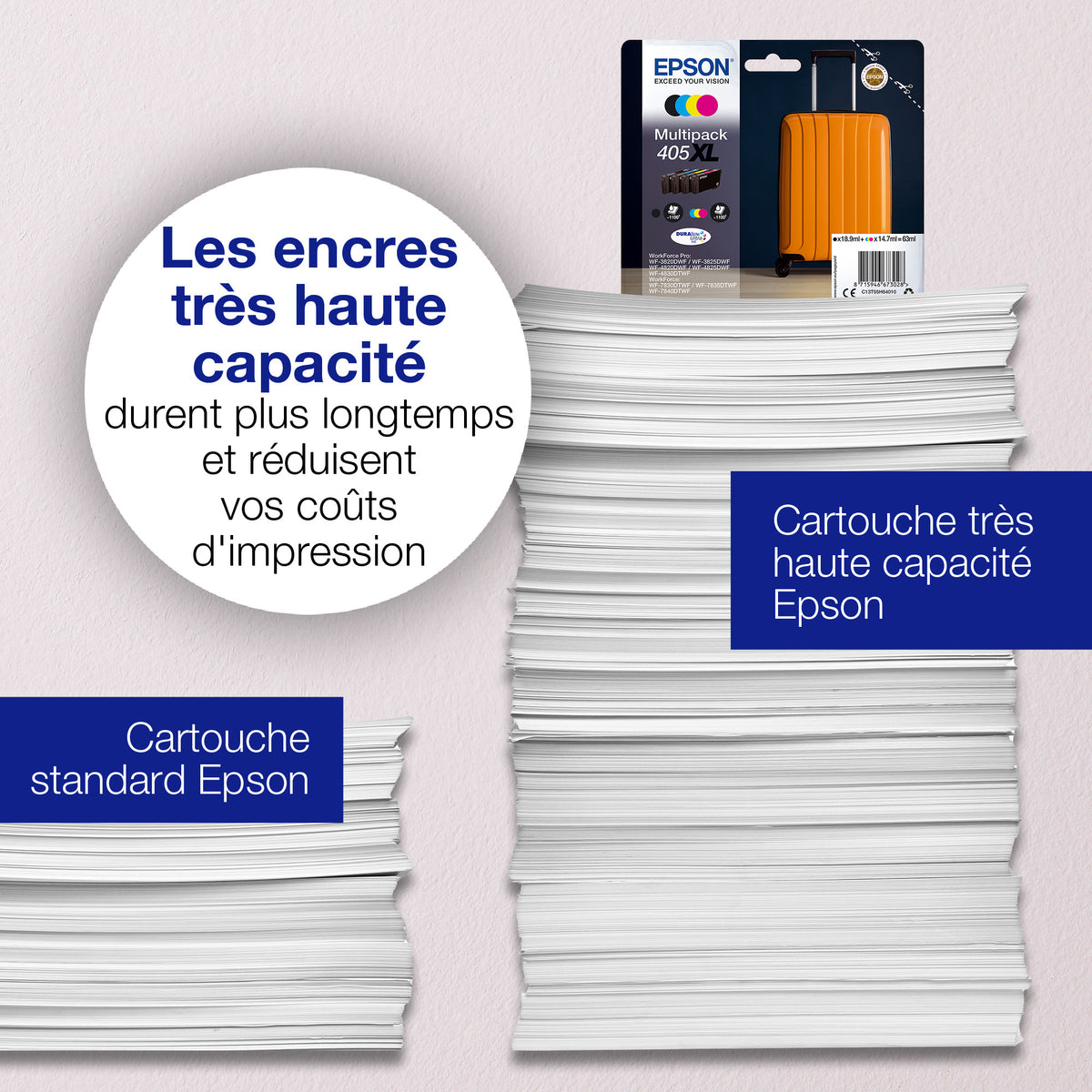 Epson Singlepack Magenta 405 DURABrite Ultra Ink - vue 3