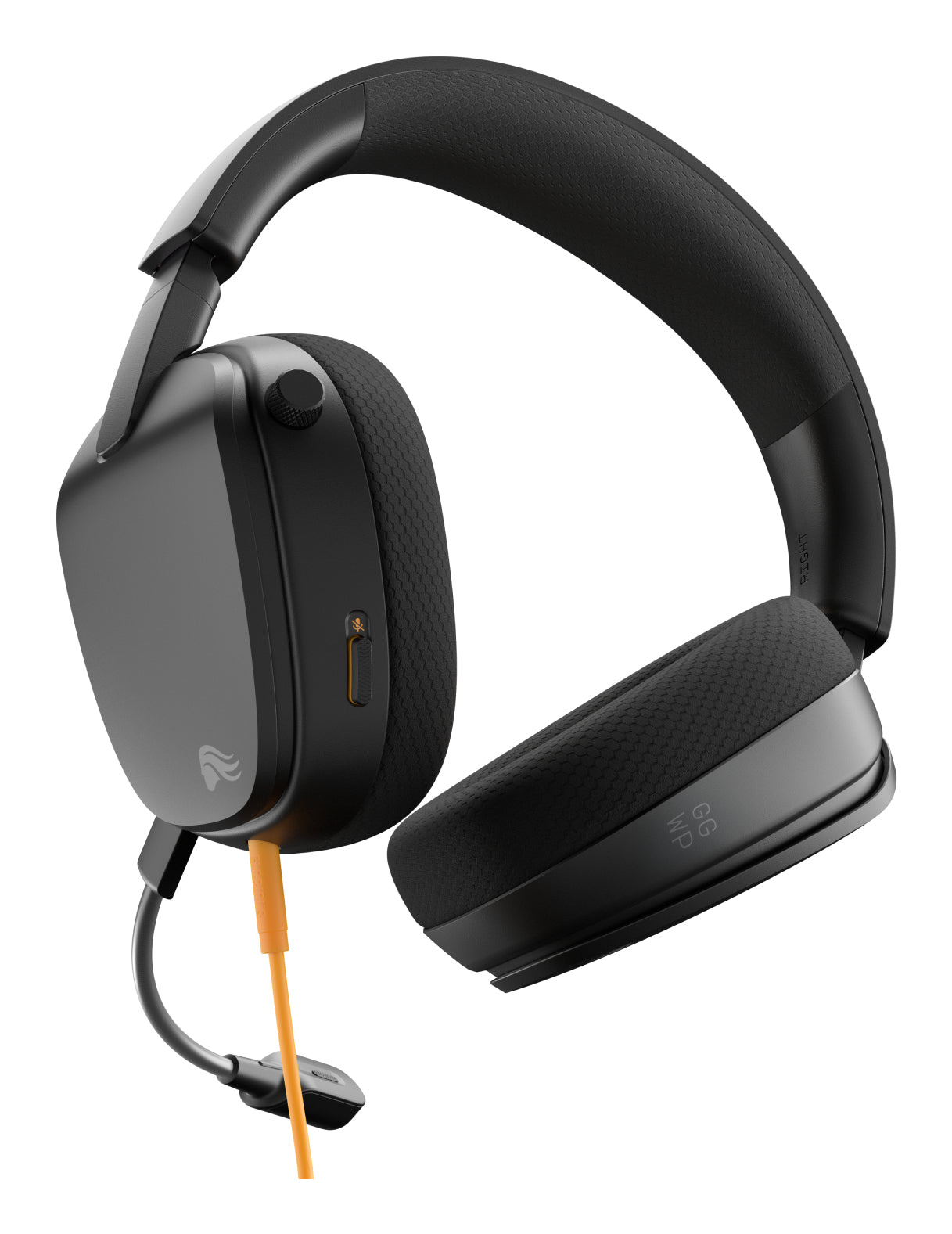 Glorious Gaming Glorious GHS Eternal - Casque gaming stéréo pour PC, PS5, PS4, Xbox, Switch. Transducteurs inclinés sur mesures, micro détachable 3,5 mm haute-clarté ajustable. Résistant, confort longue durée. Noir