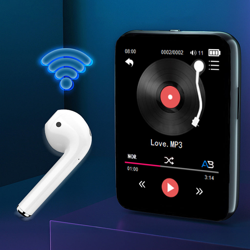 Lecteur portable MP3/MP4 avec Bluetooth, radio FM, dictaphone, carte SD et écouteurs - 36 Go - Zenwire P1