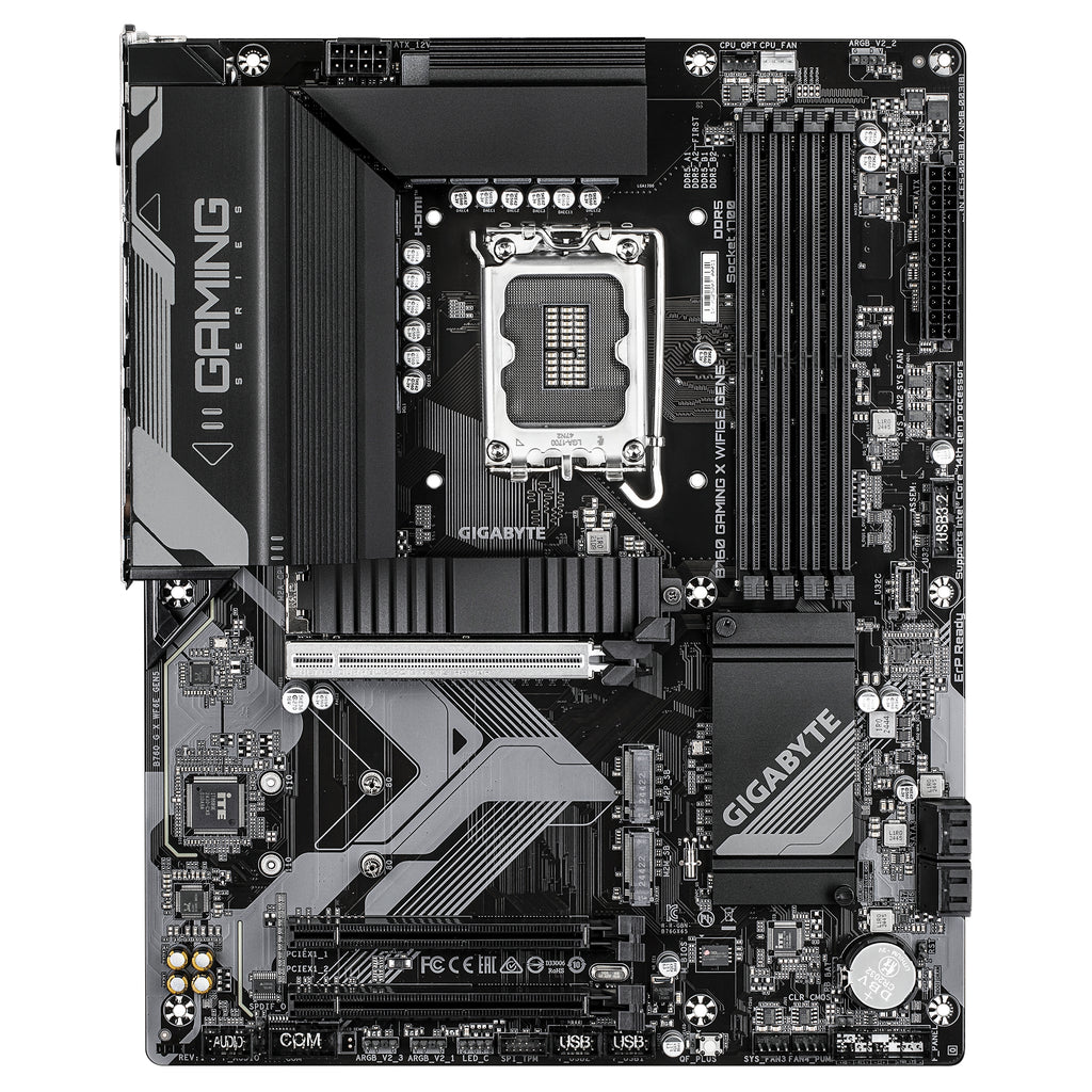 GIGABYTE B760 GAMING X WIFI6E GEN5 Carte Mère - vue 2