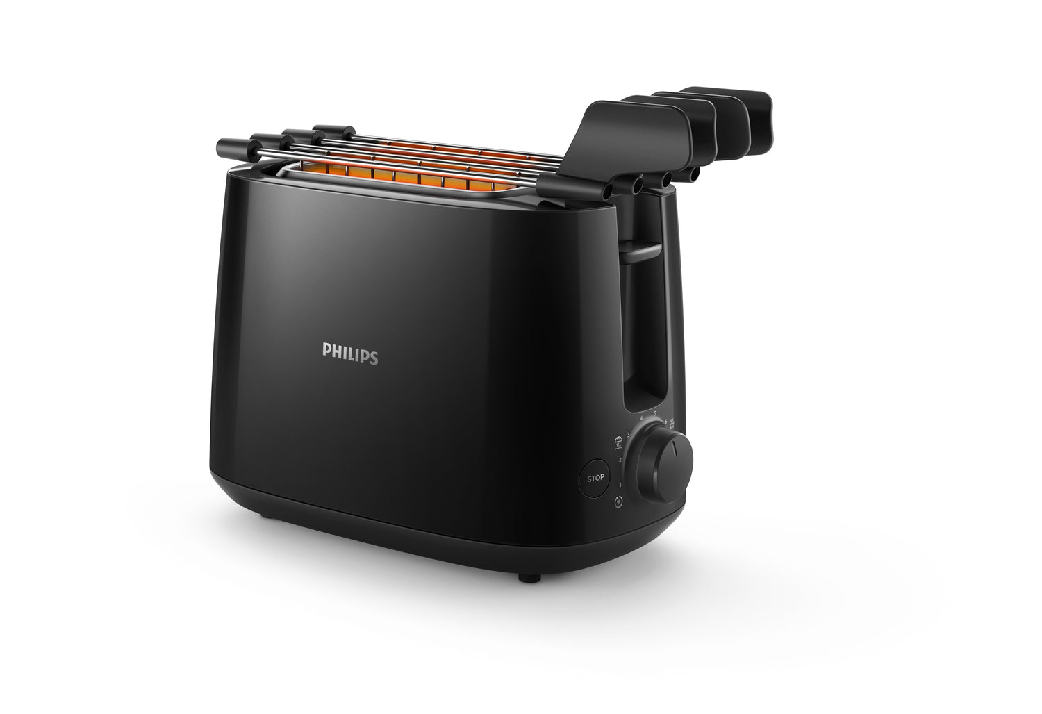 Philips Daily Collection HD2583/90 grille-pain 8 8 part(s) 600 W Noir