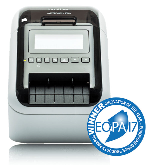 Brother QL-820NW imprimante pour étiquettes Thermique directe 300 x 600 DPI 176 mm/sec Avec fil &sans fil DK Wifi Bluetooth