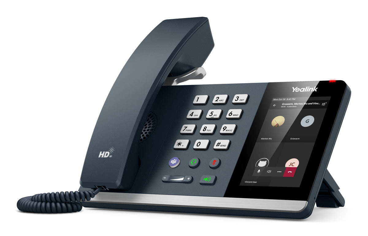 Yealink MP54 E2 Teams Téléphone IP Android 13, Écran Tactile 4 pouces, Bluetooth 5.2, Wi-Fi, PoE