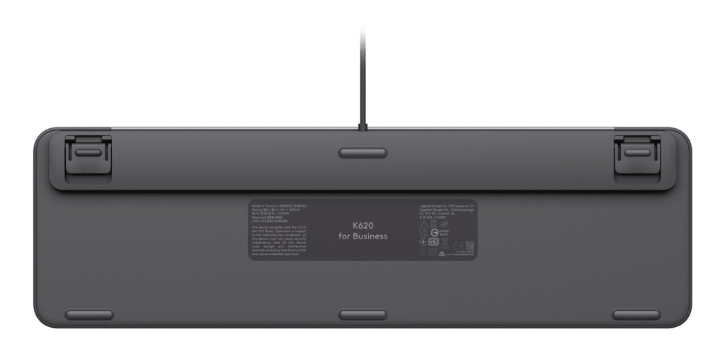 Logitech Signature Slim Wired K620 for Business Tastatur Saks Kablet Internationalt engelsk