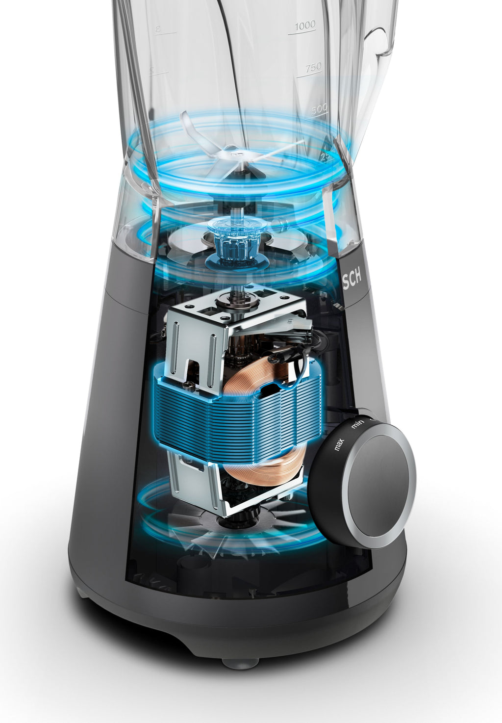 Bosch Bosch Serie 4 MMB6141B blender 1,5 L Mélangeur de table 1200 W Noir