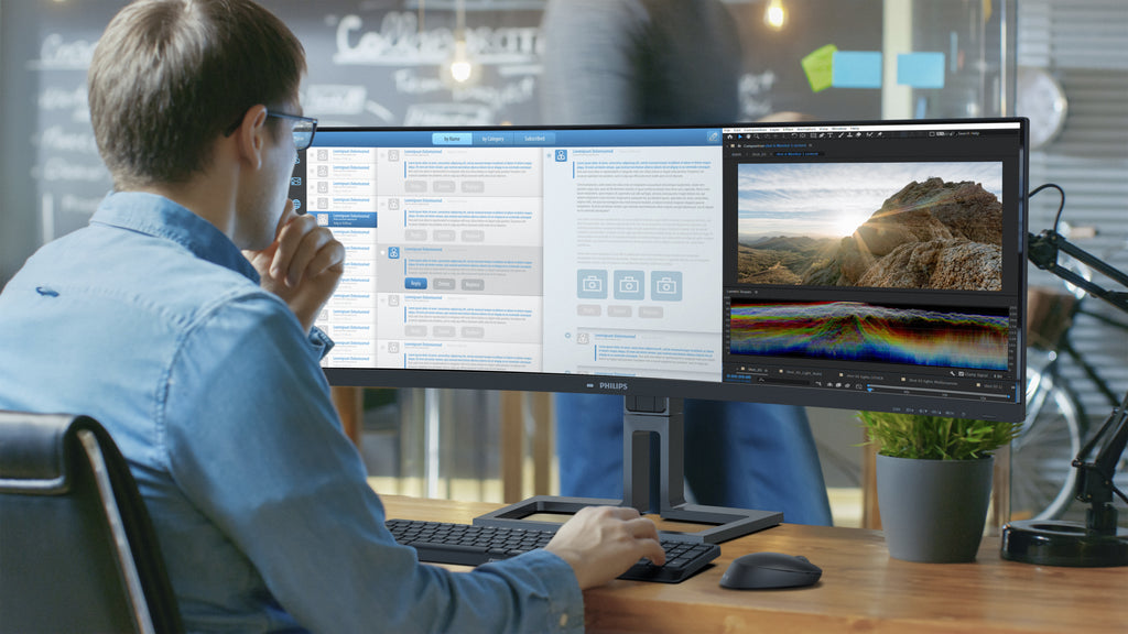Philips 6000 series 45B1U6900C/00 écran plat de PC 113 cm (44.5") 5120 x 1440 pixels UltraWide Dual Quad HD LED Noir
