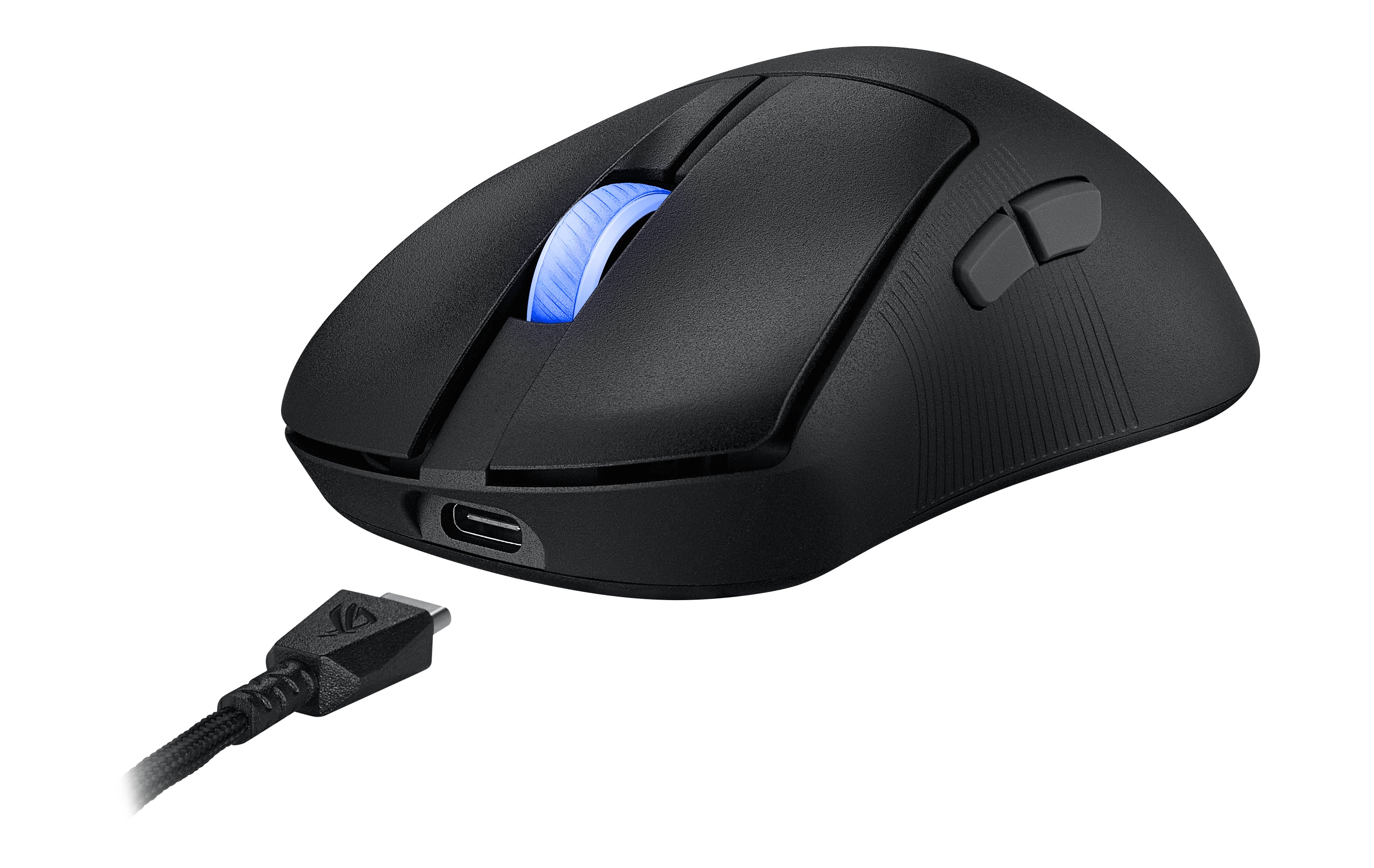 ASUS ROG Keris II Ace Wireless AimPoint Black souris Gaming Droitier RF Wireless + Bluetooth + USB Type-A Optique 42000 DPI