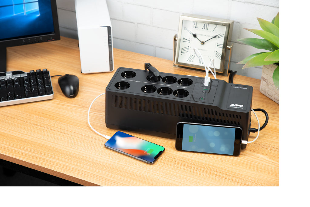 APC Back UPS - Onduleurs mono Off-Line - 850VA 230V - USB Type-C et A - 6+2Prise GR