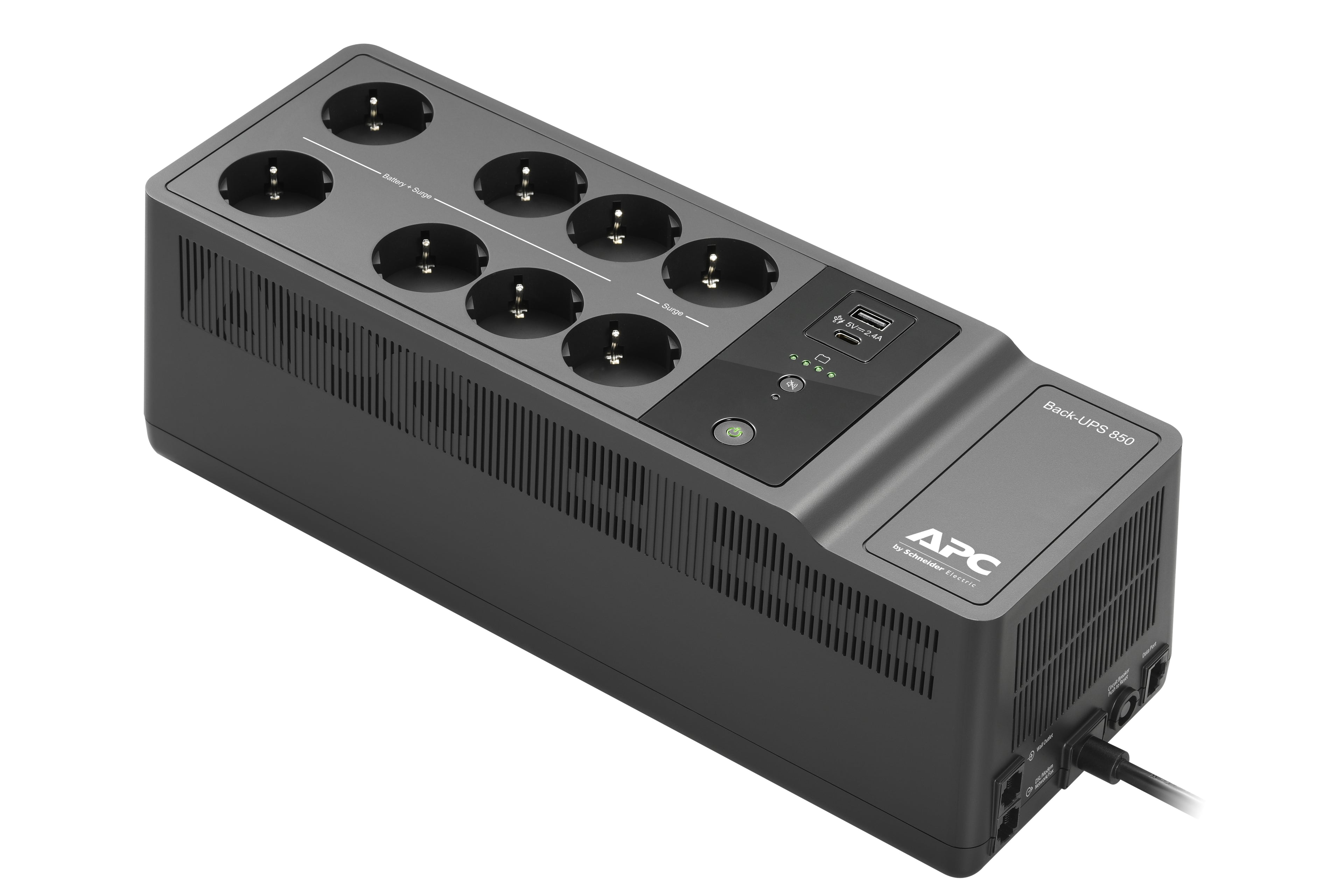 APC Back UPS - Onduleurs mono Off-Line - 850VA 230V - USB Type-C et A - 6+2Prise GR