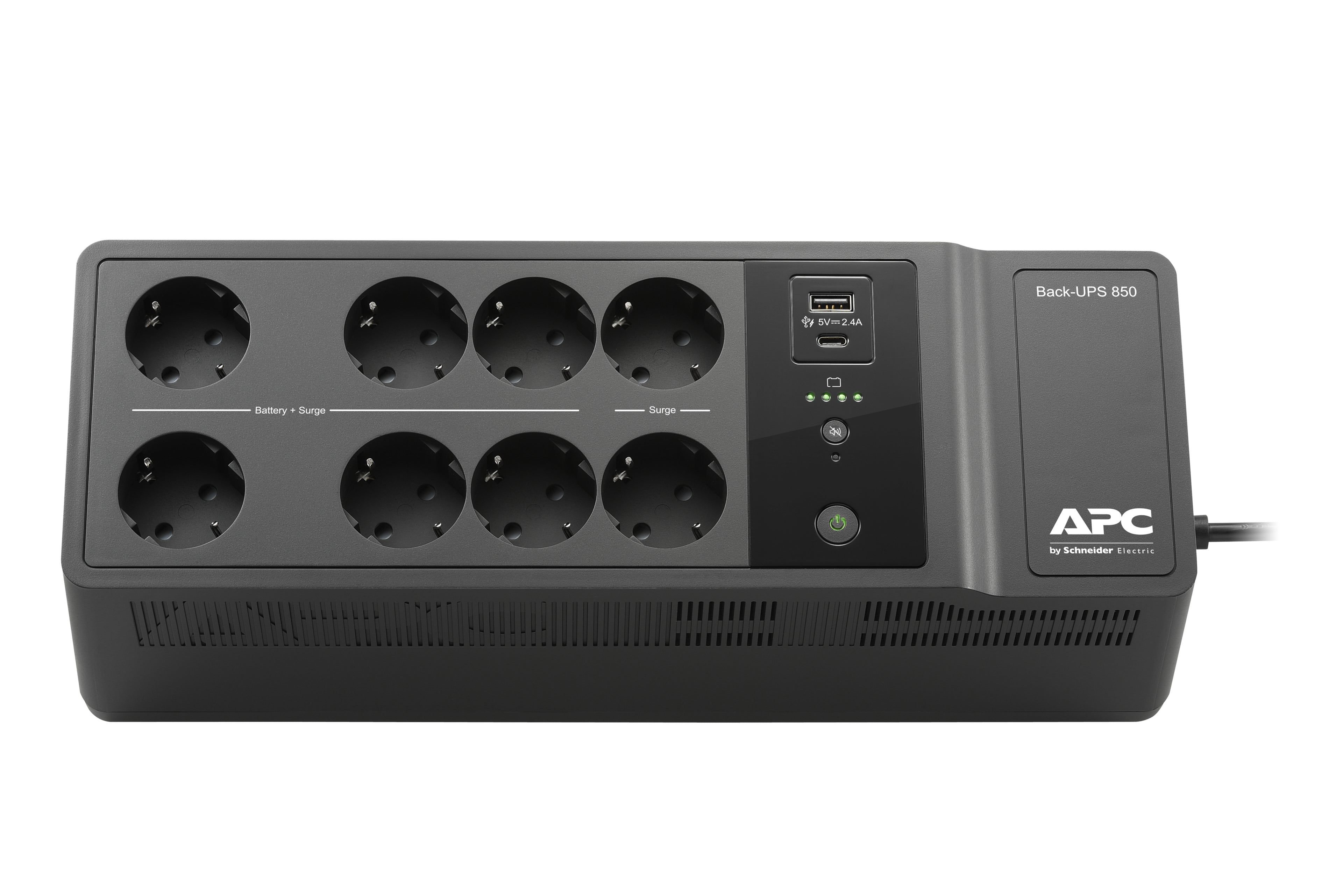 APC Back UPS - Onduleurs mono Off-Line - 850VA 230V - USB Type-C et A - 6+2Prise GR