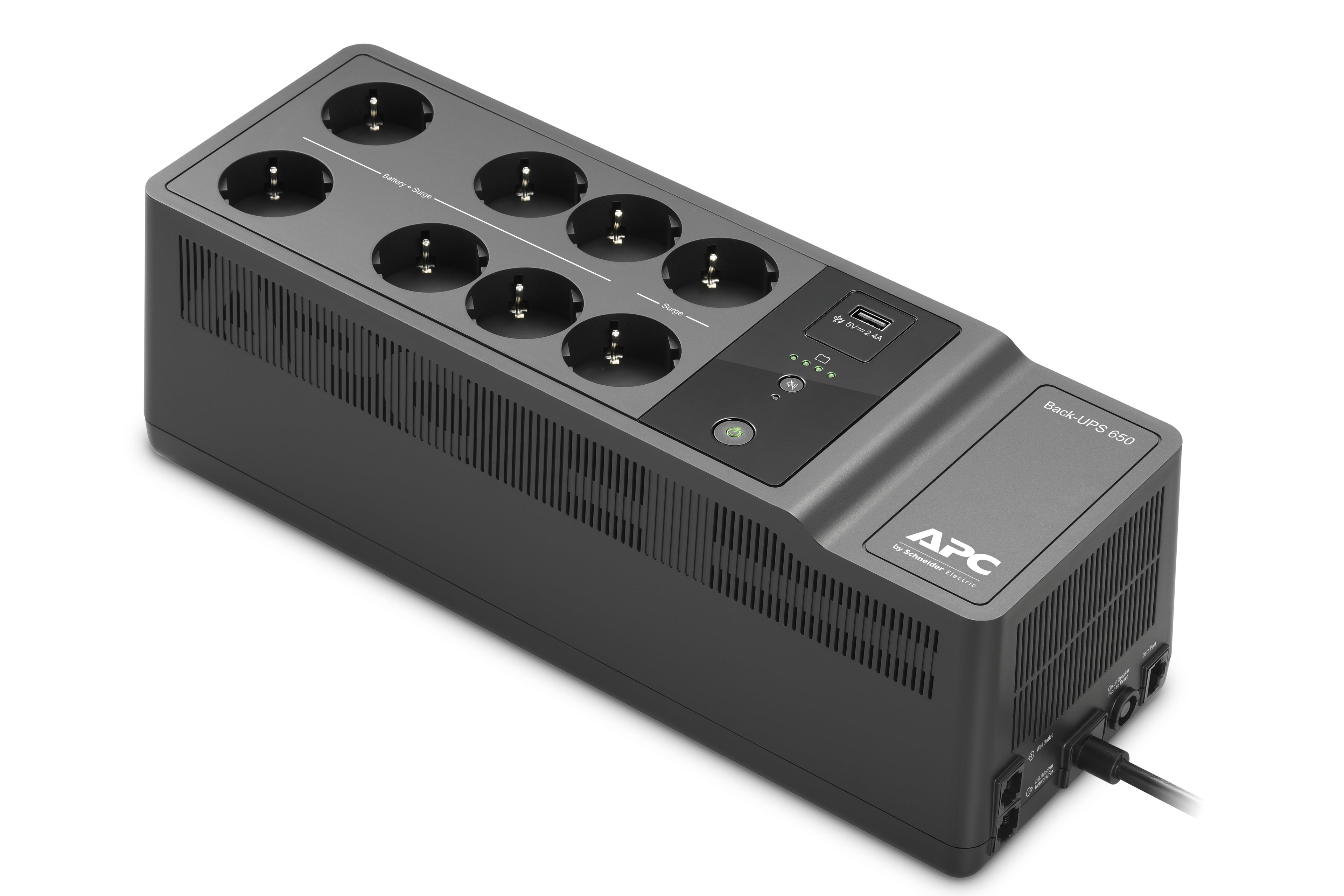 APC Back-UPS - Onduleurs monophasés Off-Line - 650VA - 230V - 1USB - 6+2 Prises GR