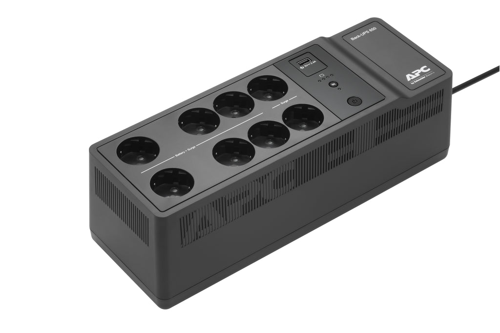 APC Back-UPS - Onduleurs monophasés Off-Line - 650VA - 230V - 1USB - 6+2 Prises GR