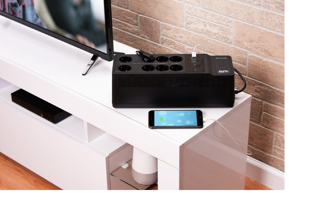 APC Back-UPS - Onduleurs monophasés Off-Line - 650VA - 230V - 1USB - 6+2 Prises GR