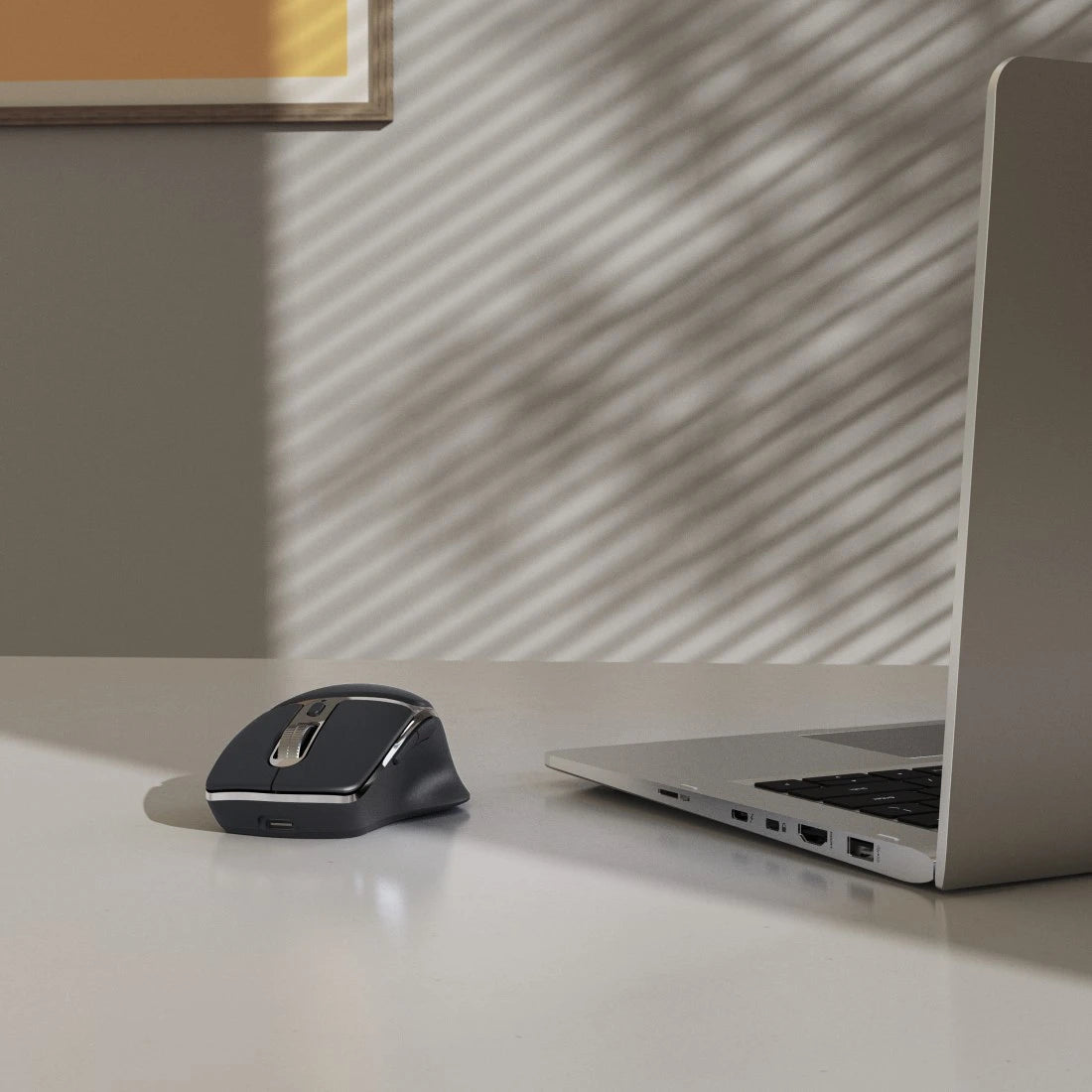 Hama WM-800 Souris Bureau Droitier Sans Fil RF et Bluetooth, Optique 3200 DPI, Anthracite