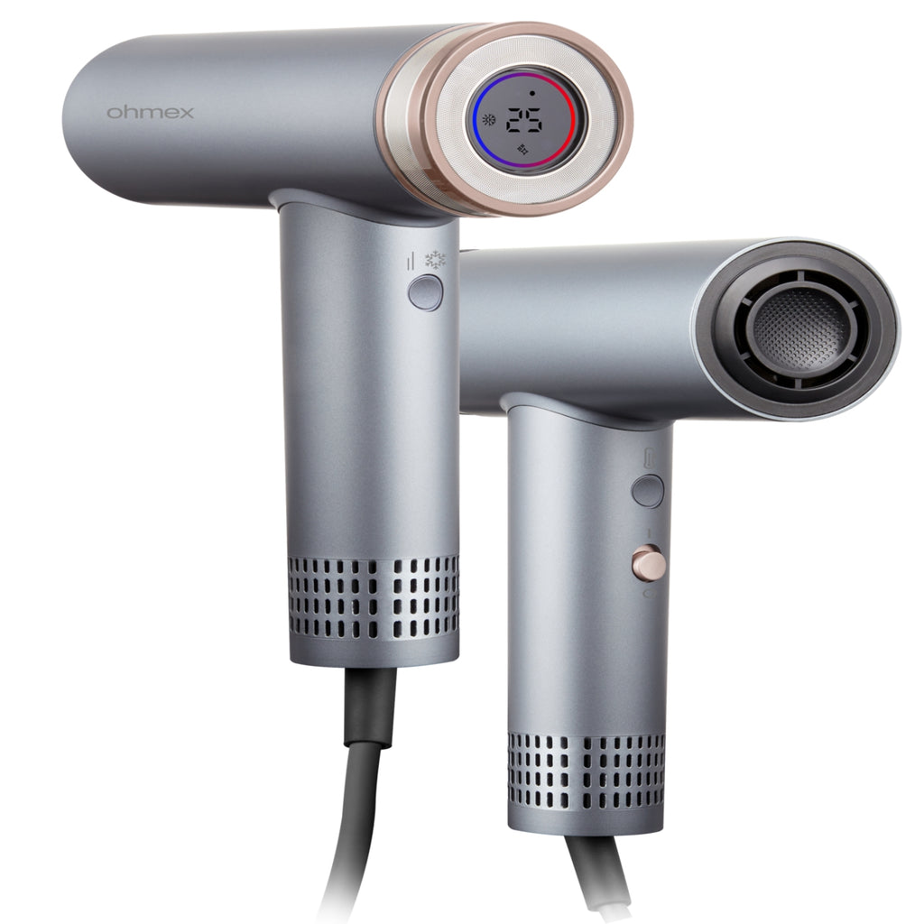 Ohmex Sèche-cheveux Ionique - 2 vitesses - 4 températures - 1400W - OHM-RCY-7126EU