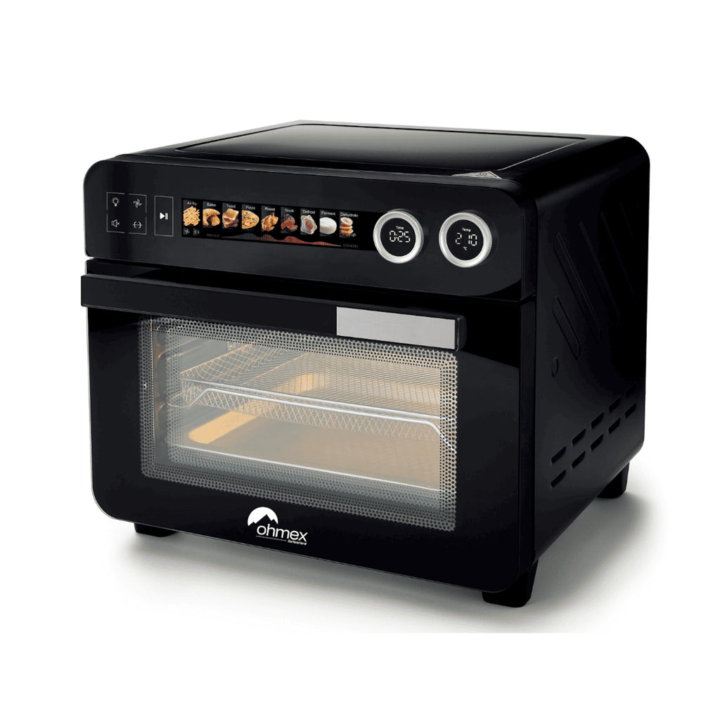 Ohmex Mini Four Electrique, 25L + AirFryer, 9 Programmes
