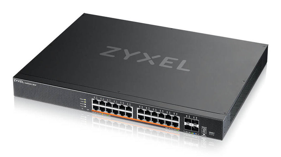 Zyxel XMG2230-28HP Géré L2/L3 2.5G Ethernet (100/1000/2500) Connexion Ethernet, supportant l'alimentation via ce port (P