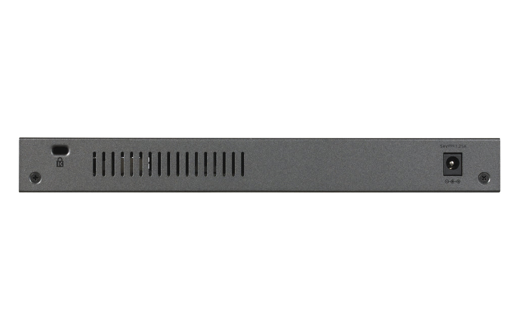 NETGEAR GS110TP Géré L2/L3/L4 Gigabit Ethernet (10/100/1000) Connexion Ethernet, supportant l'alimentation via ce port (PoE) Gris