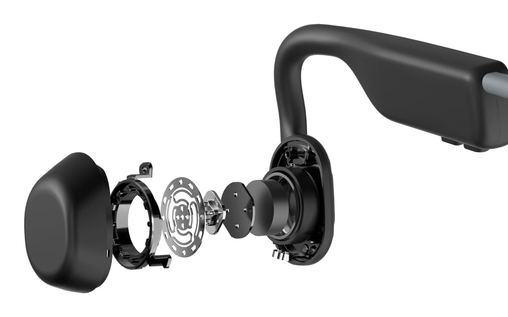 SHOKZ OpenMove Casques Sans fil Minerve Sports Bluetooth Gris