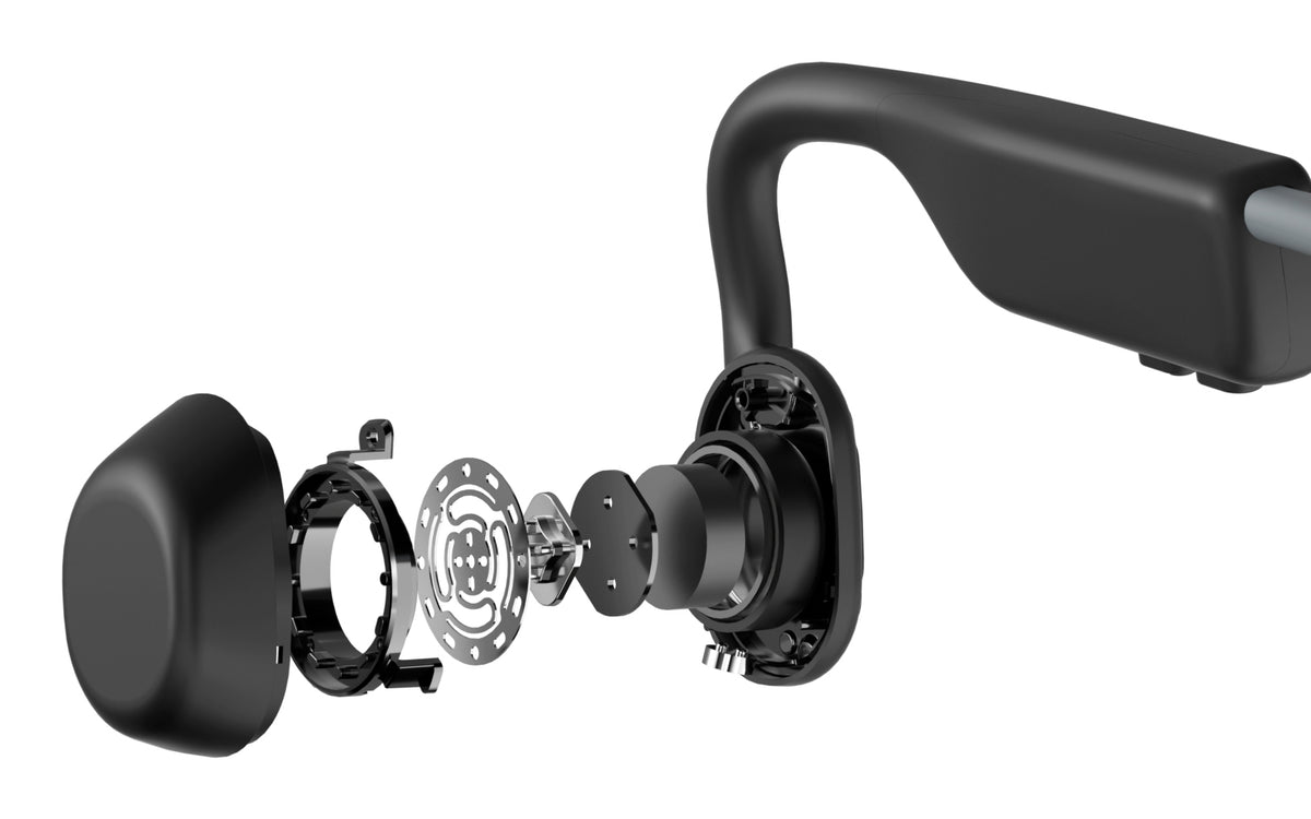 SHOKZ OpenMove Casques Sans fil Minerve Sports Bluetooth Gris