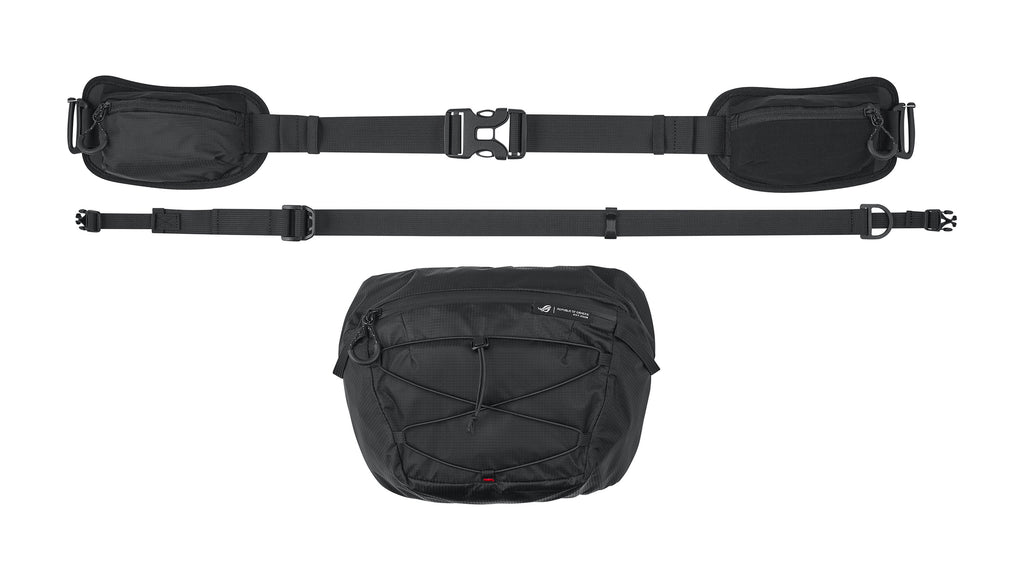 ASUS ROG Archer ErgoAir sac à dos Sac à dos de jeu Noir EVA (Acétate de vinyle d'éthylène), Lycra, Nylon