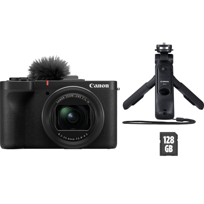Canon PowerShot V1 Premium Vlogger Kit 1/4" Appareil-photo compact 22,3 MP CMOS 5760 x 3840 pixels Noir
