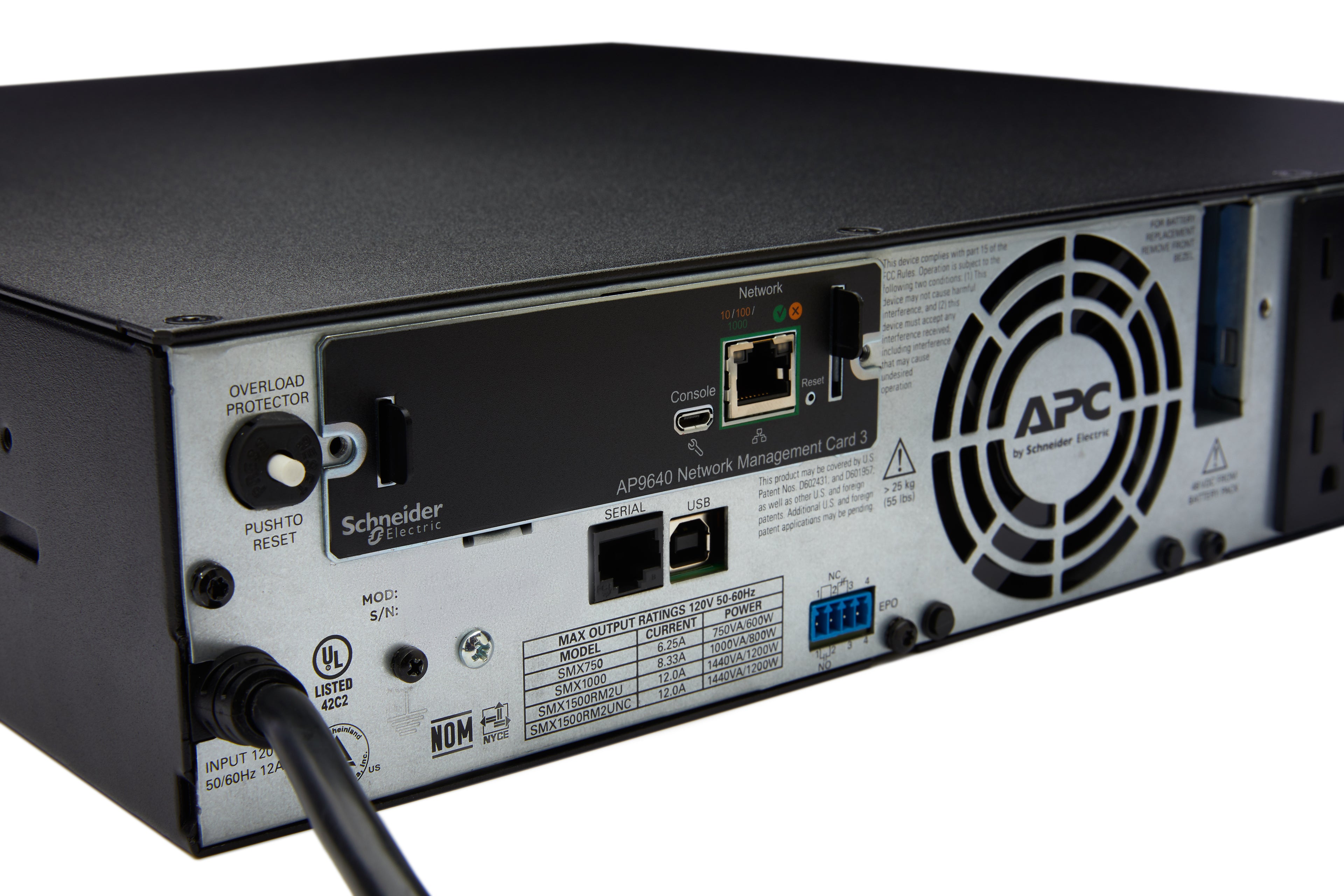 APC AP9640 Smart-UPS Carte de gestion réseau (gen3)