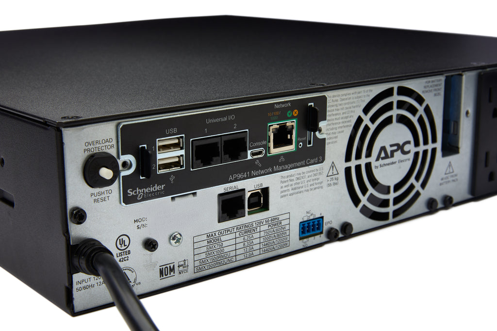APC AP9641 Smart-UPS Carte de gestion réseau (gen3) avec surveillance environnementale