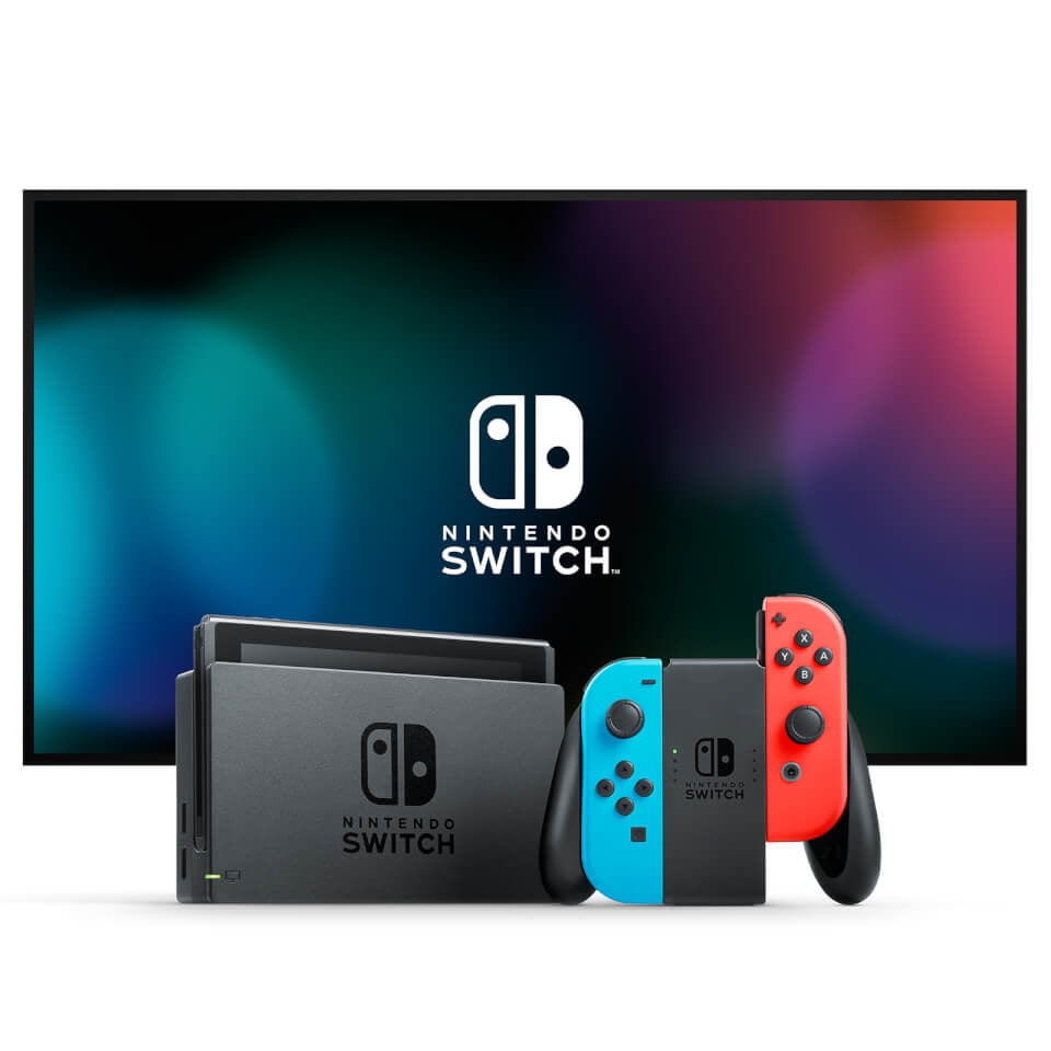 Nintendo Switch + Mario Kart 8 Deluxe console de jeux portables 15,8 cm (6.2") 32 Go Écran tactile Wifi Noir, Bleu, Rouge
